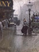 Anders Zorn Impressions de Londres painting